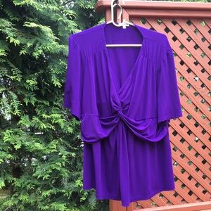 Kiyonna Plus size purple top size 3